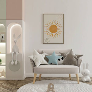 Plakatas „Akvarelinė saulė“