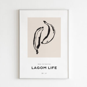 Plakatas „Lagom Life“