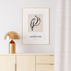 Plakatas „Lagom Life“