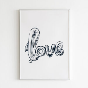 Plakatas „Love Balionas“