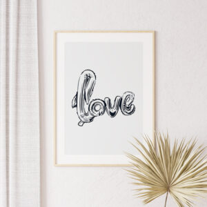 Plakatas „Love Balionas“