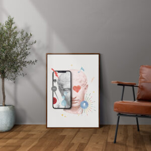 Plakatas „Medijos įtaka“