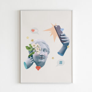 Plakatas „Medijos įtaka II“