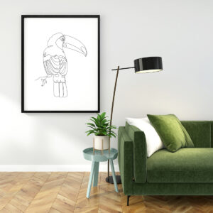 Plakatas „Linijos. Tukanas“