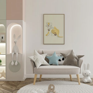 Plakatas „Linijos. Tigras“