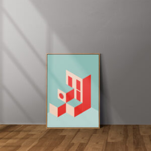 Plakatas „Architektūra Nr.1“