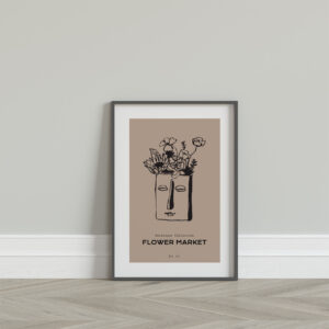 Plakatas „Gėlių vaza“