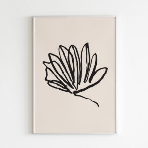 Plakatas „Abstraktus lapas“