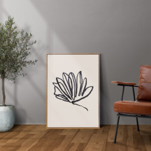 Plakatas „Abstraktus lapas“