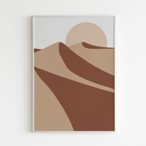 Plakatas „Dykuma“