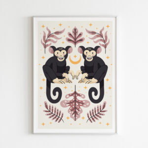 Plakatas „Beždžionės“