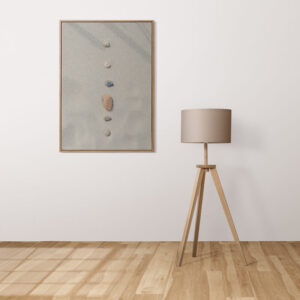 Plakatas „Akmenėliai krante“