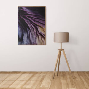 Plakatas „Purpurinis sudžiovintas lapas“