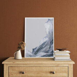 Plakatas „Melsvi žiedlapiai“