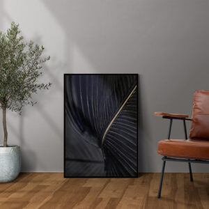 Plakatas „Juoda ir aukso“