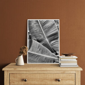 Plakatas „Juoda balta lapai“