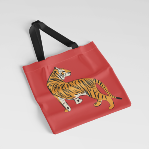 Medžiaginis maišelis „Netikras Tigras“