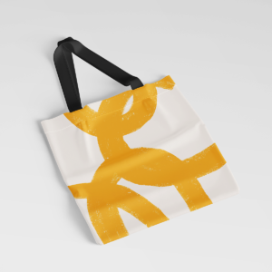 Medžiaginis maišelis „Geltonai“
