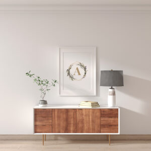 Personalizuotas plakatas „Raidė“