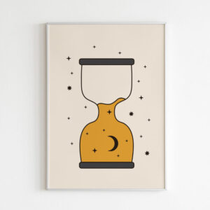 Plakatas „Smėlio laikrodis“