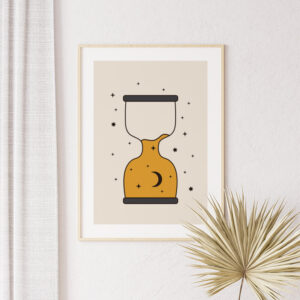 Plakatas „Smėlio laikrodis“