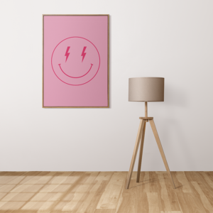 Plakatas „Rožinis veidukas“