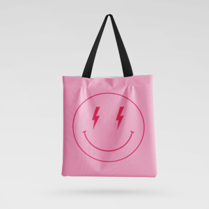 Medžiaginis maišelis „Rožinis veidukas“