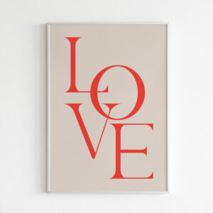 Plakatas „Love I“