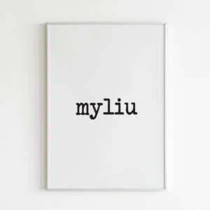 Plakatas „Myliu“
