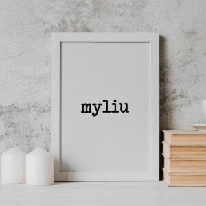 Plakatas „Myliu“