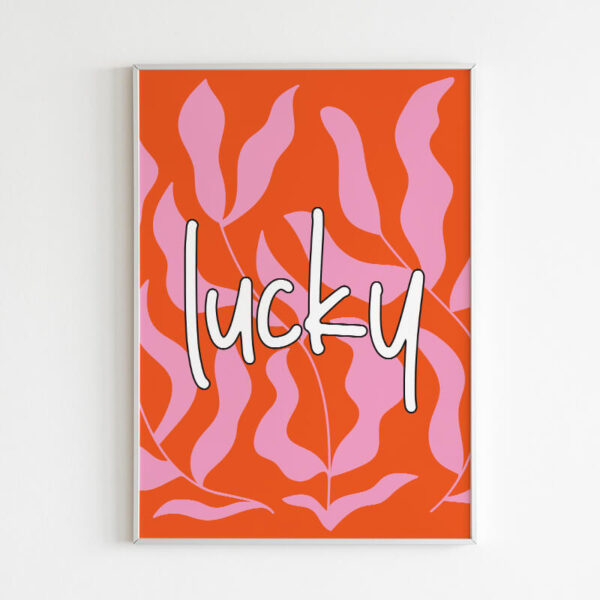 Plakatas „Lucky“