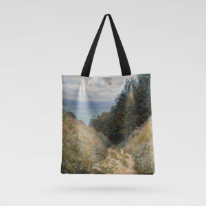 Medžiaginis maišelis Claude Monet „Road at La Cavée, Pourville“