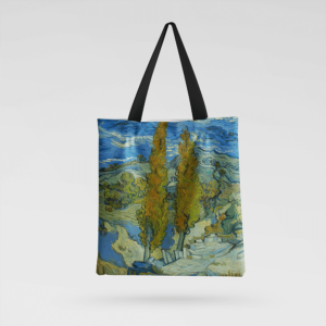 Medžiaginis maišelis Vincent Van Gogh „Two Poplars in the Alpilles near Saint-Rémy“